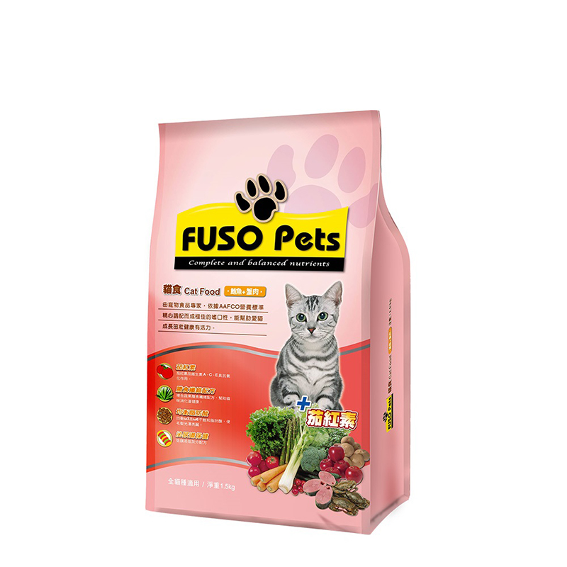【福壽】FUSO Pets福壽貓食1.5kg-鮪魚+蟹肉口味, , large
