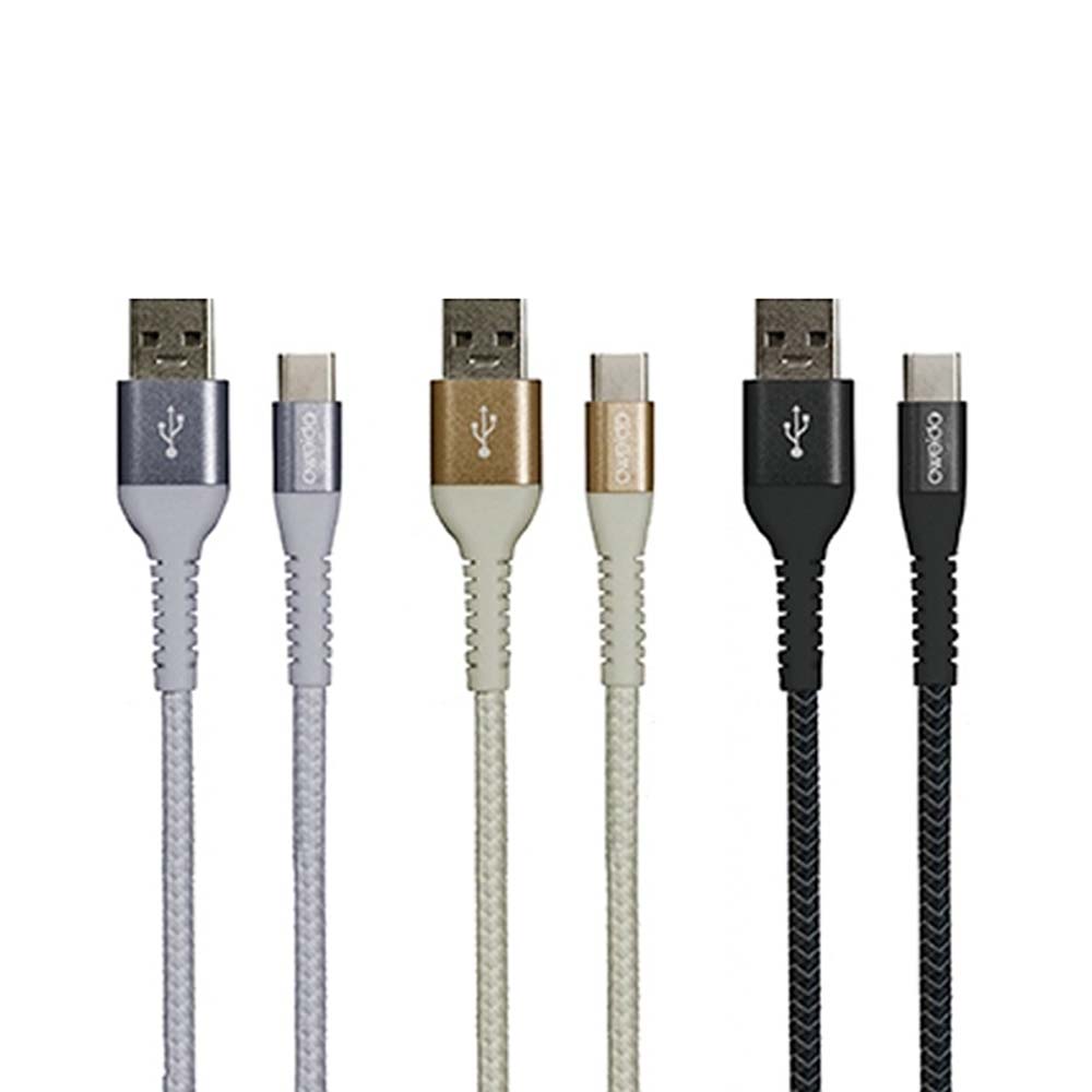 【山水之寶】Oweida USB to Type C 150cm編織漁網充電傳輸線 充電線材 歐威達 原廠公司貨, , large