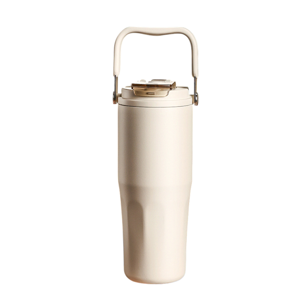 【H&R安室家】陶瓷易潔層雙飲保溫杯800ml(H88), , large