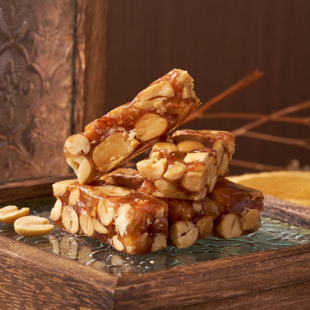 Peanut Soft Candy 5-Pack + 2 Bonus Packs | Whole Peanut Handmade Taiwan Snack【ChouChou Enterprise】, , large