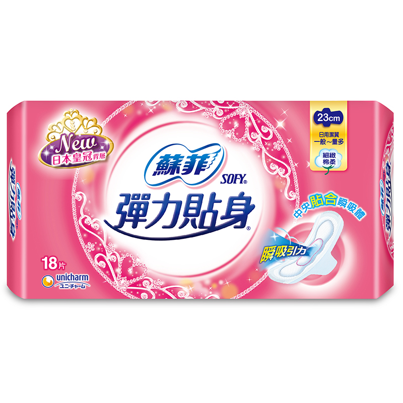 蘇菲彈力貼身日用潔翼, , large