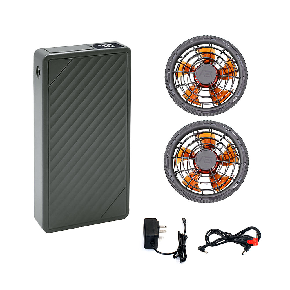 【八馬赫】職人の空調服 專用行動電源 無刷風扇 12V, , large