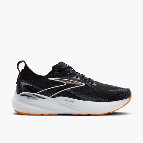 Brooks Glycerin Gts 22 男 慢跑鞋 寬楦 彈力 支撐 緩震 黑 [1104462E013], , large