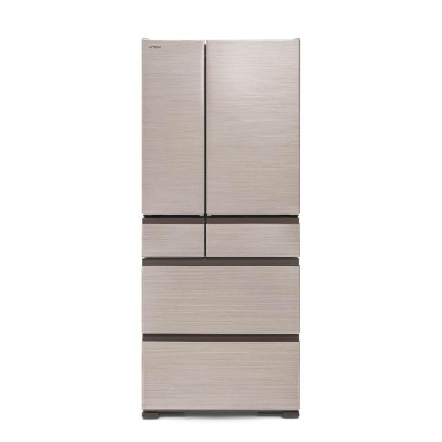 HITACHI 日立 610公升日本製變頻鋼板六門冰箱星燦金 RTSF62YJ_CNX, , large