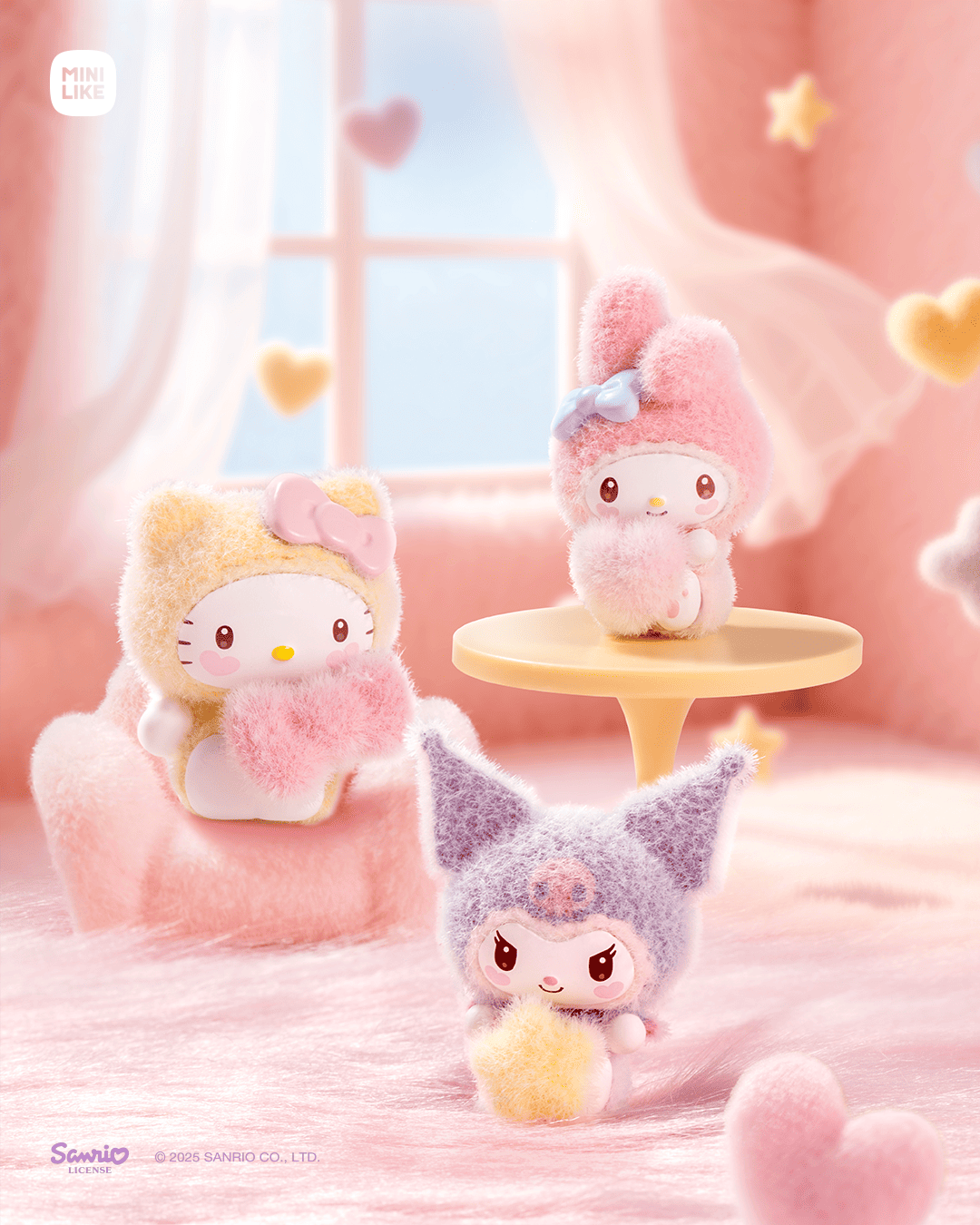 【際洋文化】Sanrio character茸茸小寶貝系列萌趣豆, , large