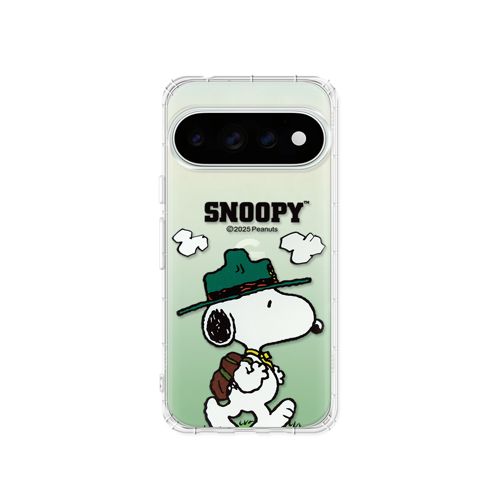 史努比/SNOOPY 正版授權 Google Pixel 11 Pro XL 漸層彩繪空壓手機殼, , large