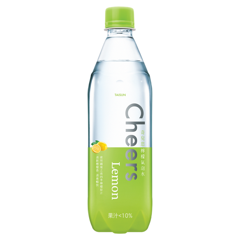 泰山奇而思Cheers檸檬氣泡水590ml, , large