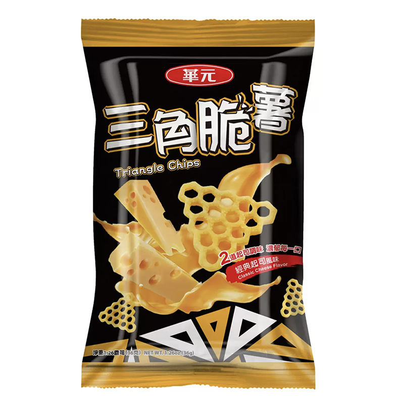 華元 三角脆薯分享箱 (36gX28包/箱), , large