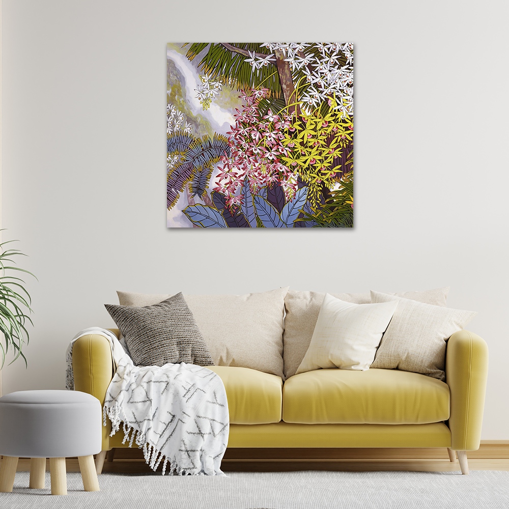 【御畫房】花語系列三 國家一級畫師手繪油畫80&times;80cm(VF-181), , large