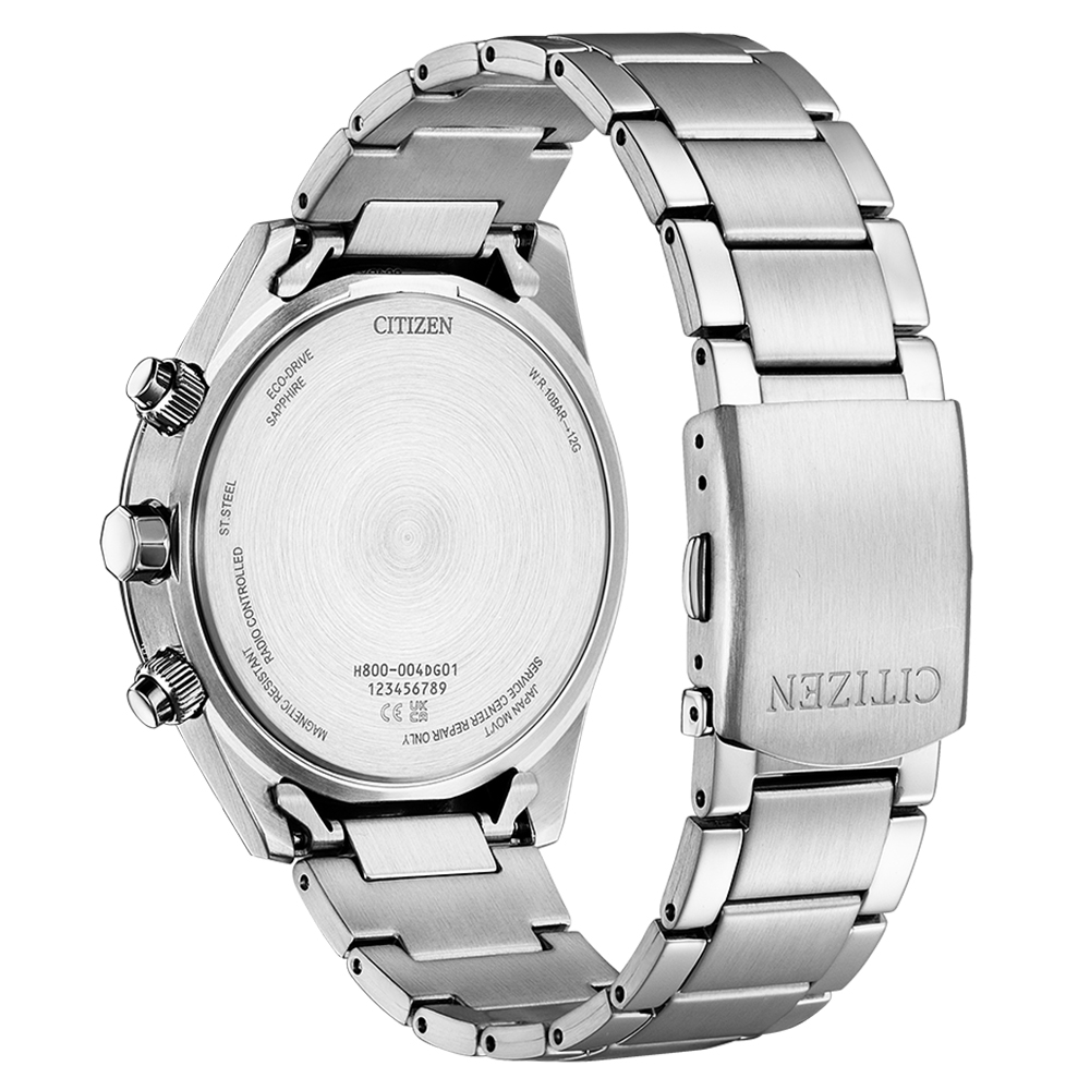 CITIZEN 星辰 空中之鷹光動能全球電波時計腕錶-藍 AT8260-85L, , large