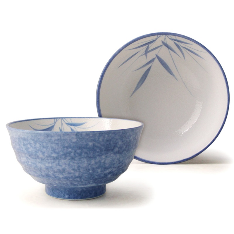 [豐名日本餐具] 5.5多用井 淡雪藍草 / H72-55TYB, , large