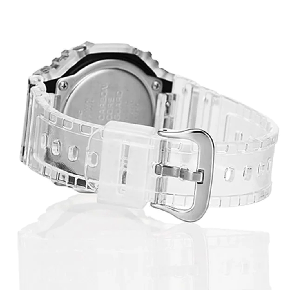 CASIO 卡西歐 G-SHOCK 透明特別版 八角 電子錶 GA-2100SKE-7A, , large