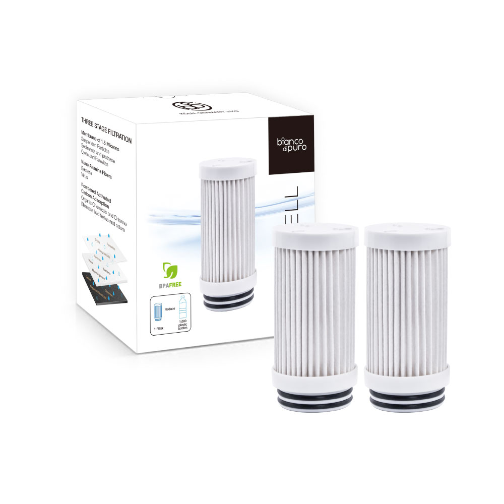 QUELL Faucet Type Water Purifier Filter (2-Pack), , large
