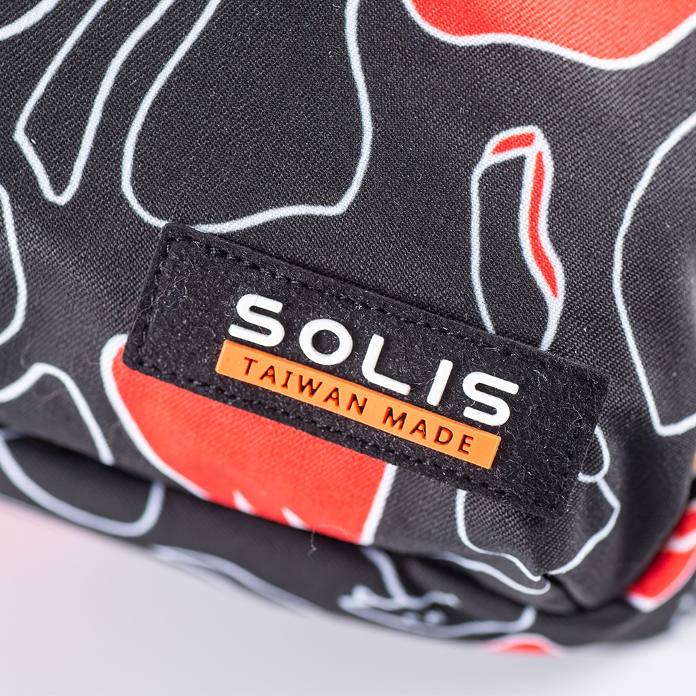 SOLIS 妖怪迷宮系列旅行隨身側背小包-琥珀紅, , large