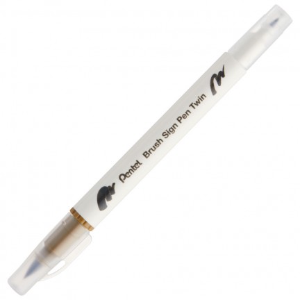【 Pentel 飛龍 】雙頭柔繪筆 10支/盒 SESW30C   -  多款可選, , large