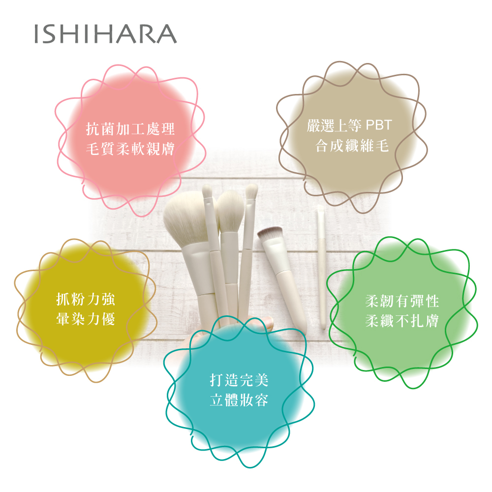 【千康購物網】石原商店 IH清 etmoi抗菌蜜粉刷1入 日本製, , large