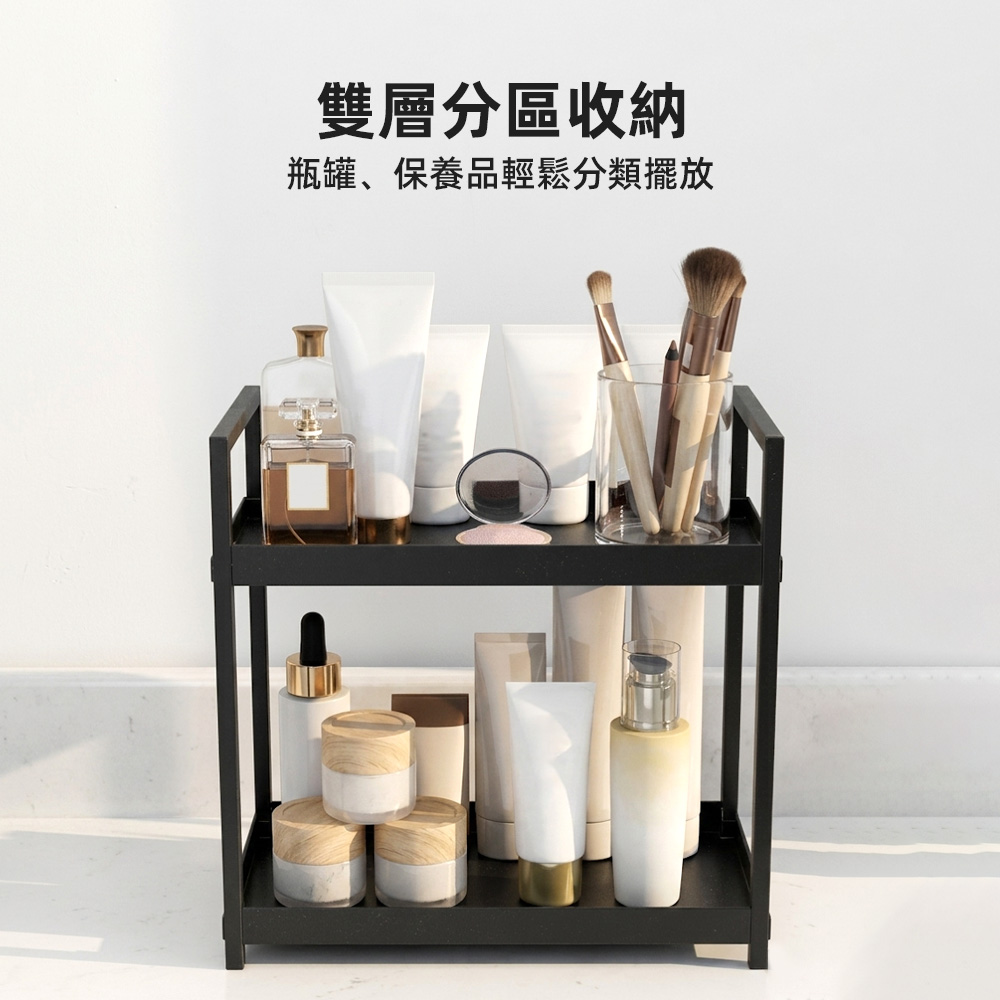 【上手家居】臥室雙層置物架(桌上置物架/桌面置物架/桌上架/桌上收納架/調味料架), , large
