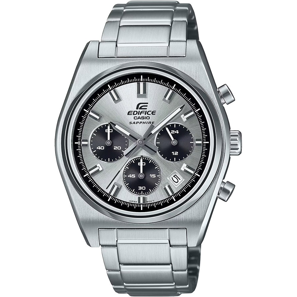 CASIO 卡西歐 EDIFICE 經典運動三眼計時手錶 EFB-730D-7AV, , large