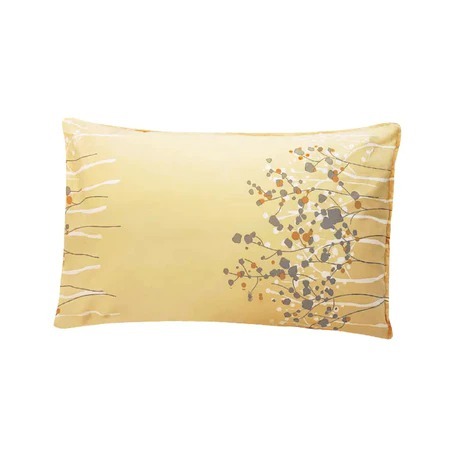 [CINN] Golden Branch Beige Pillowcase &ndash; Combed Cotton for Ultimate Skin Comfort, , large