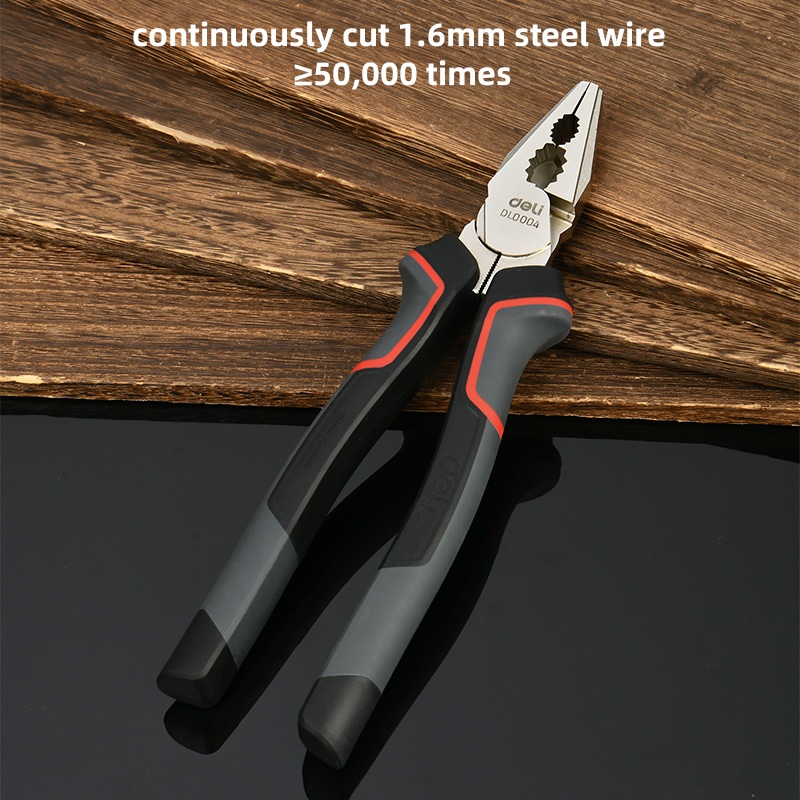 【deli tools】8" professional multi-function pliers professional PRO series, , large