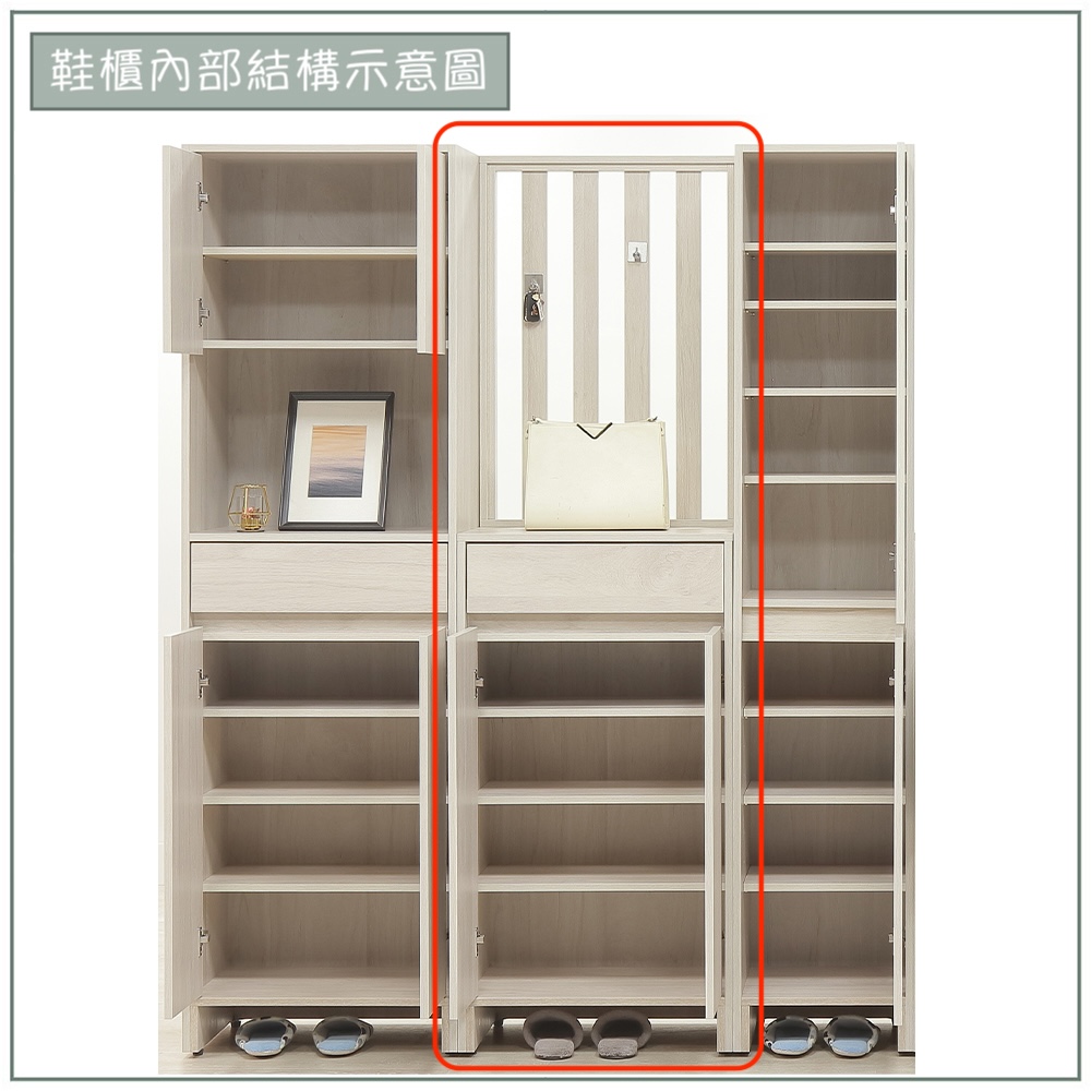 【唯熙傢俱】奈斯2尺屏風鞋櫃, , large