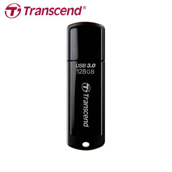 【Transcend】創見 JetFlash 700 USB3.1 128GB 黑色 高速隨身碟 保固公司貨, , large
