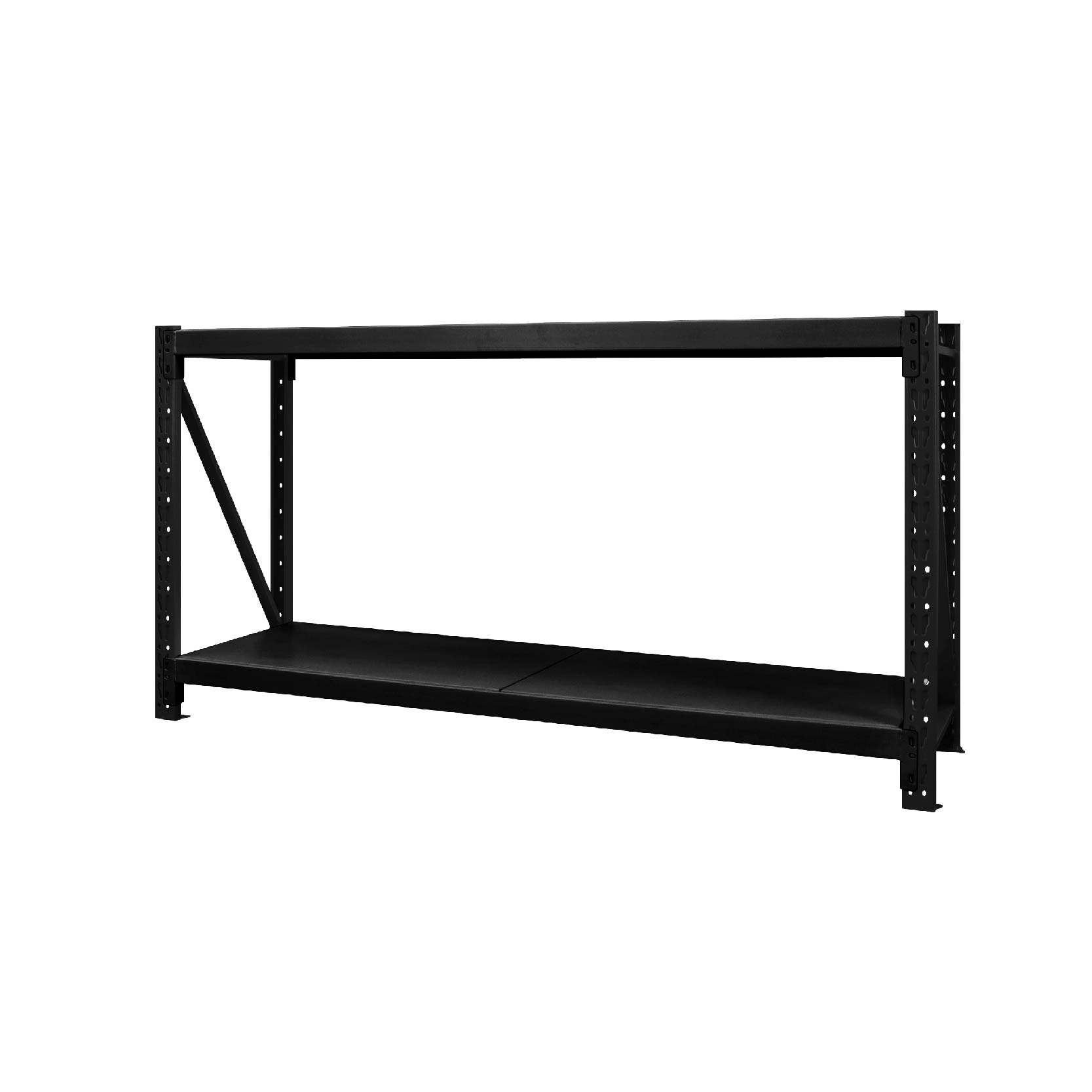 [佳格倉儲]輕型工作桌 | 深50x寬150x高80 (共2層) 黑 | DIY組裝商品, , large