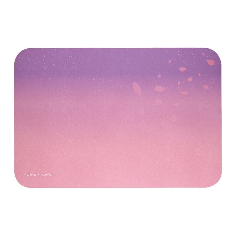 【Monster】 Soft Diatomaceous Earth Absorbent Mat &ndash; Sakura Series (60x40cm) &ndash; Night Snow Sakura Flutter, , large