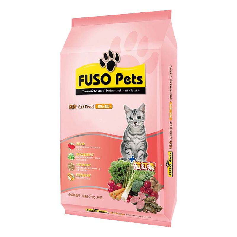 【福壽】FUSO Pets福壽貓食-鮪魚+蟹肉口味 20磅（9.07kg）, , large