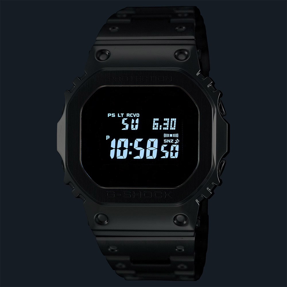 CASIO 卡西歐 G-SHOCK 全金屬太陽能藍芽手錶 GMW-B5000D-2, , large