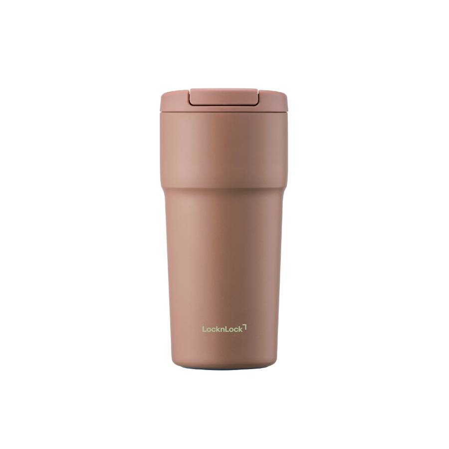 樂扣奶霜瓷感彈蓋隨行杯550ml, , large