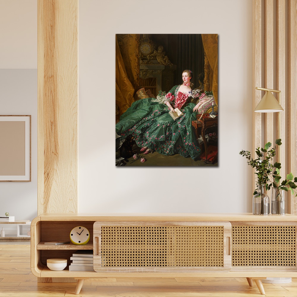 【御畫房】貴夫人 國家一級畫師手繪油畫60&times;80cm(VF-162), , large