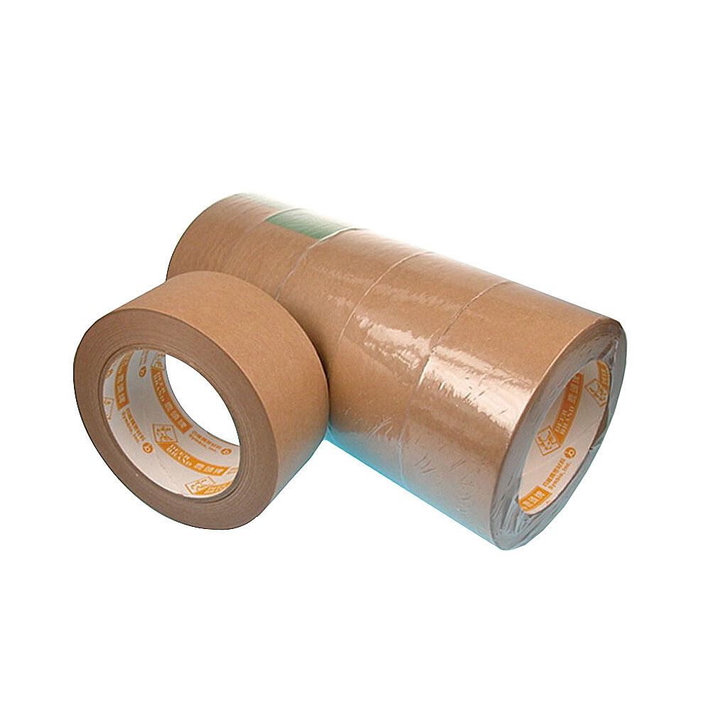【四維】鹿頭牌 牛皮紙膠帶 光面 24mm X 36.4M 10捲/盒 KT34, , large