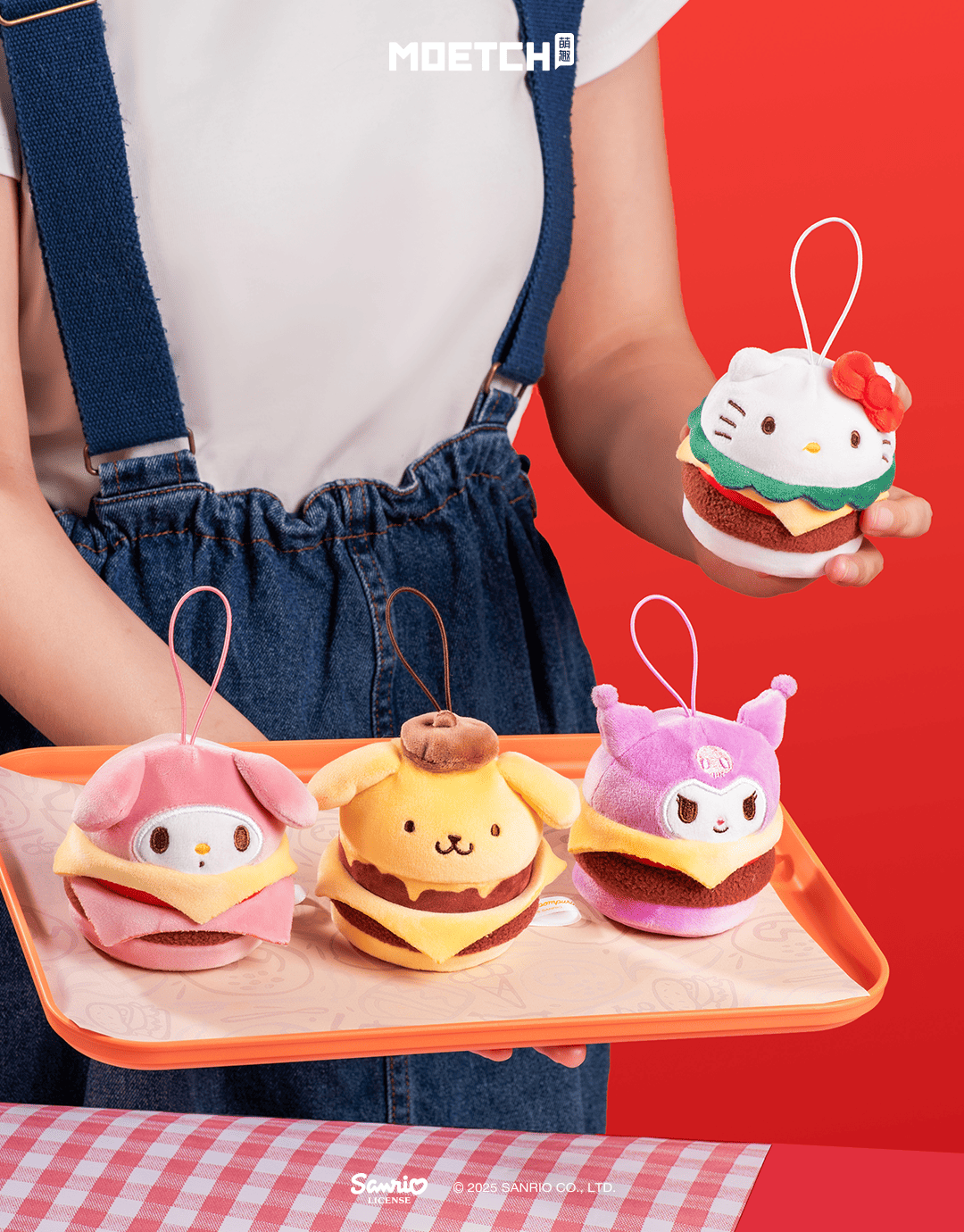 【際洋文化】Sanrio characters漢堡包系列毛絨捏捏樂, , large