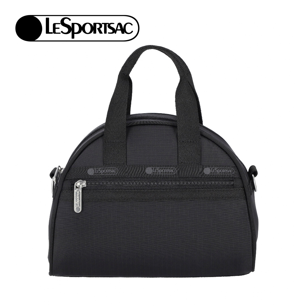 Lesportsac Round Small Satchel 手提肩背兩用包 側背包 手拿包 手提袋 半圓包 送禮 推薦(永恆黑), , large