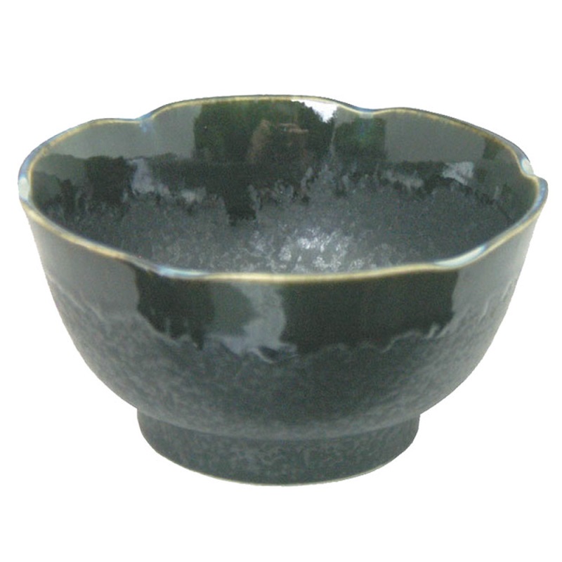 [豐名日本餐具] 3.6小缽 綠彩流 / H91-36FB, , large