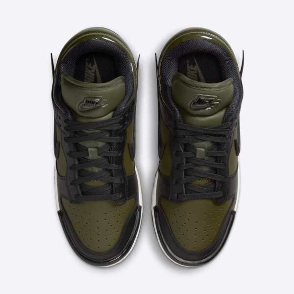 Kixpress-Nike Wmns Dunk Low Twist 女 運動休閒鞋 復古 低筒 橄欖綠 黑 [DZ2794-300], , large
