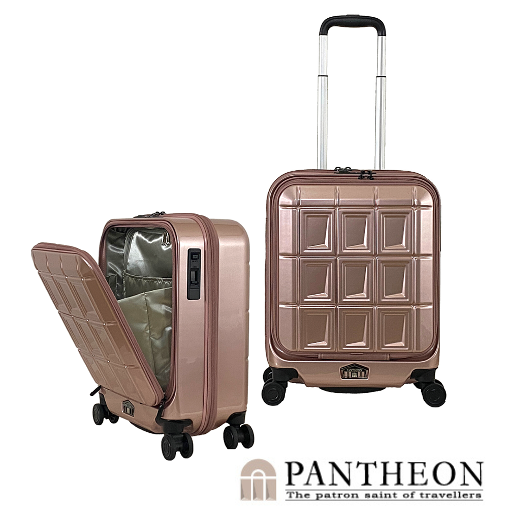 【PANTHEON PLAZA】618年中慶 新款半價 PANTHEON 16 19 24吋 專利前開式煞車輪行李箱 PTS-4006 / 5006 / 6007 三色可選, , large