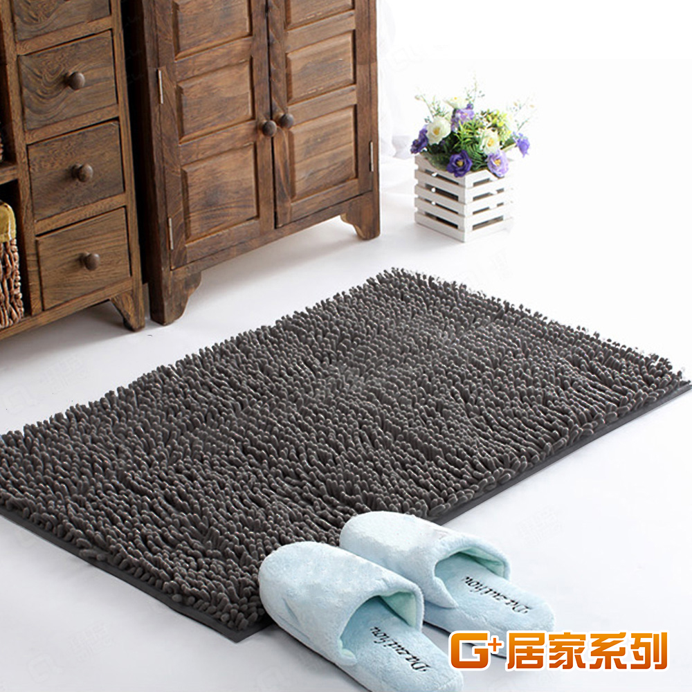 【G+居家】2片超細纖維長毛吸水止滑地墊40x60公分(止滑墊/防滑墊/衛浴墊/吸水墊/雪尼爾), , large