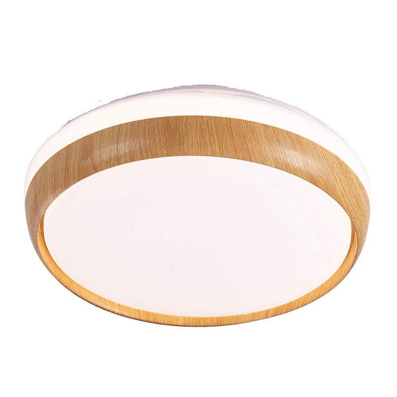 [Honey Comb]北歐風LED40W臥室吸頂燈 淺木紋 自然光(V3938N), , large