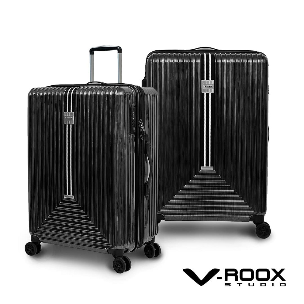 【PANTHEON PLAZA】展示品限量出清 V-ROOX REM 26 29吋 復古文青系 硬殼拉鏈可擴充行李箱 三色可選, , large