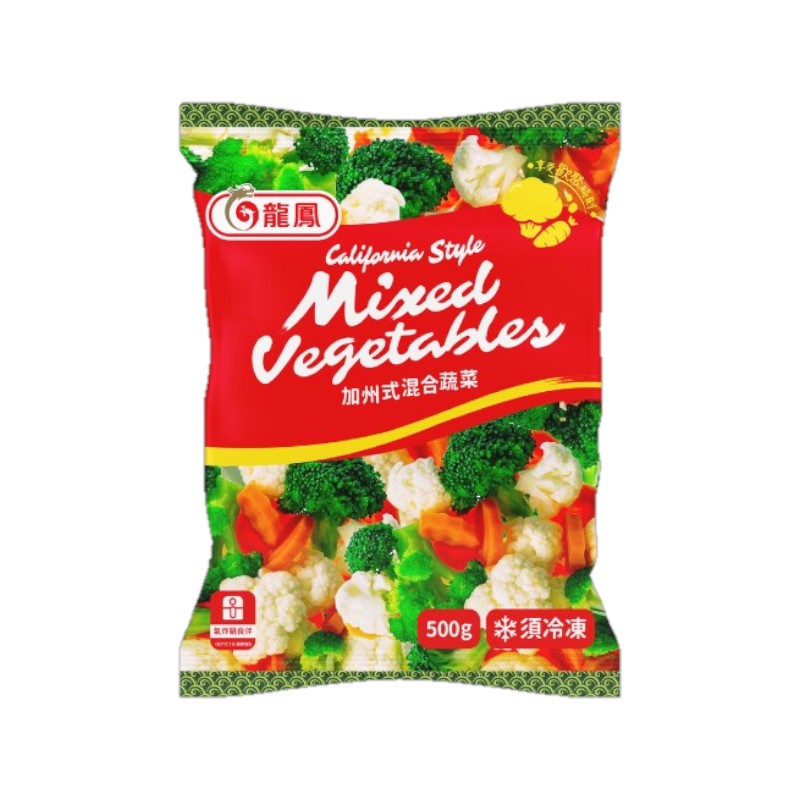 龍鳳冷凍加州式混合蔬菜, , large