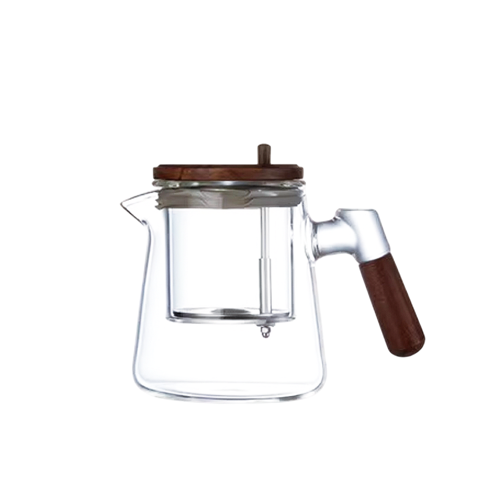 【APEX】胡桃木高硼矽玻璃飄逸壺900ml, , large