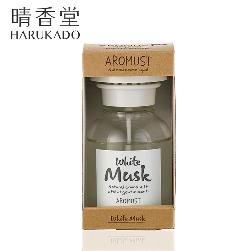 〔本野有限公司〕日本晴香堂室內芳香液白瓶210ml (白麝香)-2入, , large