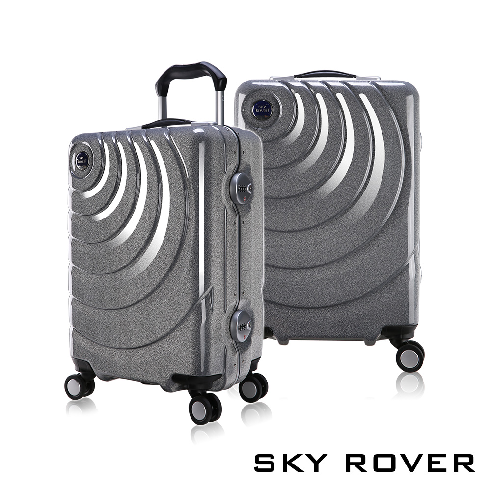 【PANTHEON PLAZA】展示品限量出清 SKY ROVER 19吋 魔幻星辰 鋁框硬殼行李箱 SRI-1547J 魔幻金, , large