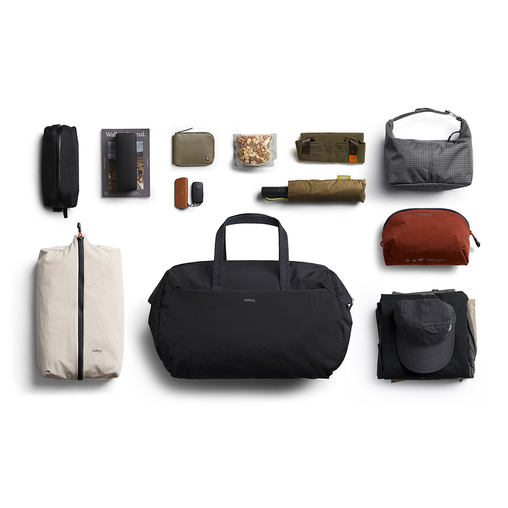 Bellroy Lite Duffel 40L 經典圓桶行李袋 運動包 肩背包 旅行袋 禮物 送禮 推薦(黑色), , large