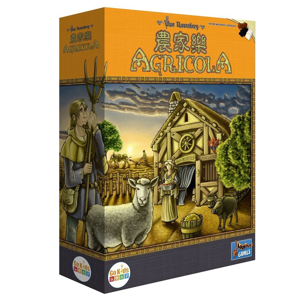 【Asmodee】農家樂 中文版 Agricola 修訂版｜經典工人擺放桌遊｜中世紀農場經營 &times;深度策略&times;長青經典&times;玩家級, , large