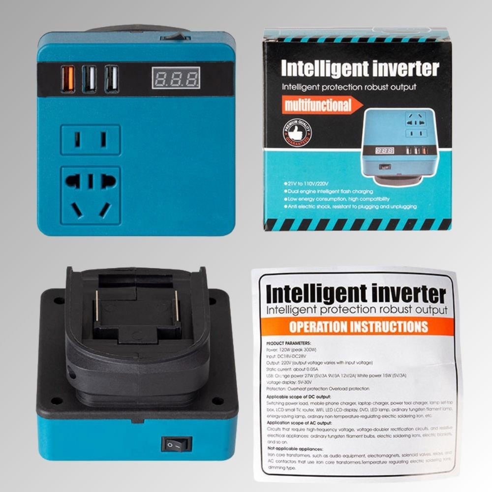 18V/20V to 110V plug-in transformer, , large