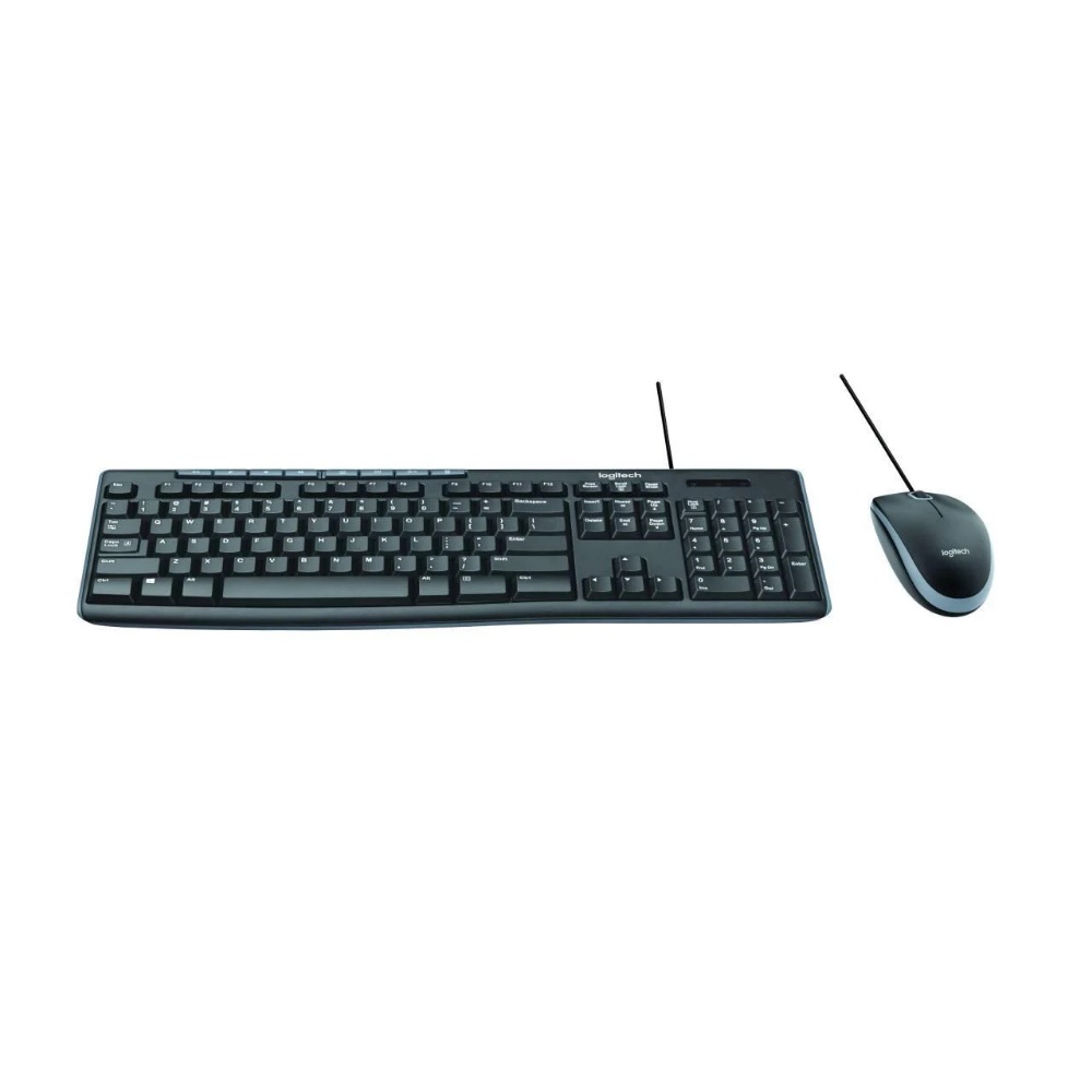 Logitech computer keyboard and mouse, , large