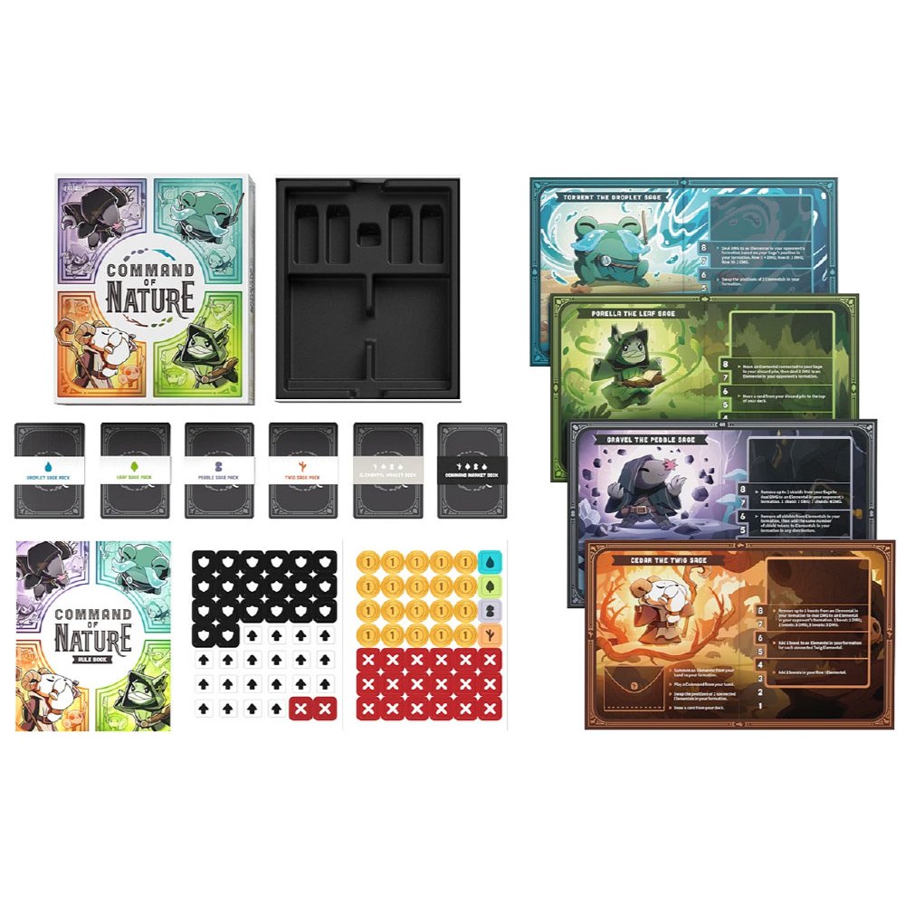 【Asmodee】自然之令 中文版 Command of Nature｜策略對戰桌遊｜奇幻元素｜卡牌對決, , large